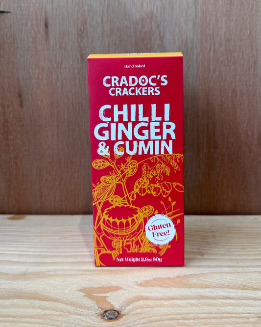 Chill, Ginger + Cumin Crackers